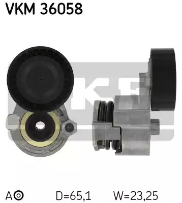 Ролик SKF VKM 36058